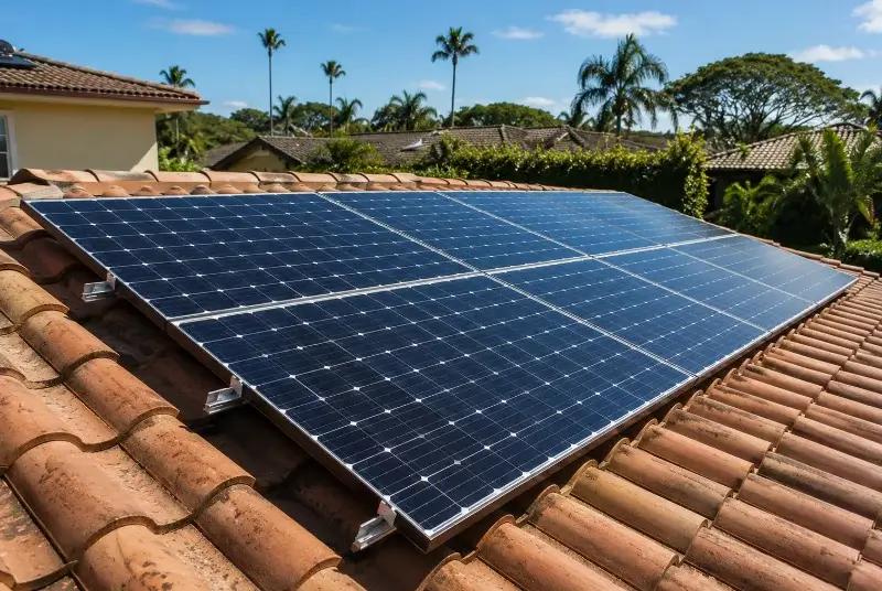 Installation de panneaux solaires à Siros